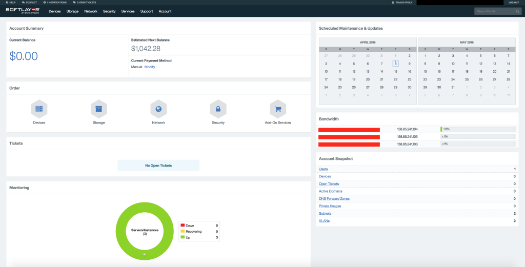 Portal SoftLayer