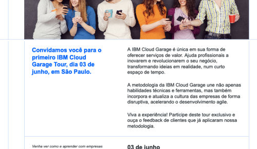 Convite IBM Cloud Garage